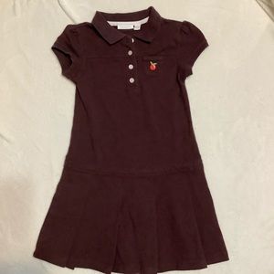 3/$20 Charter Club Polo style Brown/Burgundy dress